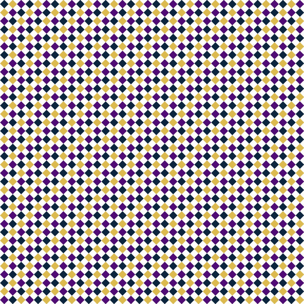 dark blue, purple, gold, yellow, diamond pattern, geometric design, repeating motif,, fabric panel, christmas themed, nativity scene, cartoon style, festive colors, holiday fabric, chevron layout, diagonal arrangement, seasonal quilting, cotton material, crafting fabric, patchwork suitable