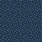 navy blue, white stars, star pattern, celestial design, night sky, sparkle stars, starburst motif,, fabric panel, christmas themed, winter pattern, holiday fabric, geometric stars, repeating pattern, crafting material, sewing fabric, festive design, nativity themed, cotton fabric