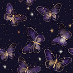 Celestial Butterfly Garden Pattern 10 Minky Fabric