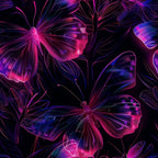 Celestial Butterfly Garden Pattern 17 Minky Fabric