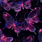 Celestial Butterfly Garden Pattern 2 Minky Fabric