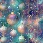 Celestial Christmas Ornaments Pattern 11 Minky Fabric