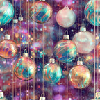 Celestial Christmas Ornaments Pattern 14 Minky Fabric
