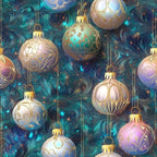 Celestial Christmas Ornaments Pattern 15 Minky Fabric