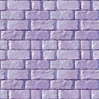 purple, lavender, stone brick, brick wall pattern, textured surface, weathered appearance, cracked stone, masonry design, architectural pattern,, fabric panel, geometric blocks, rectangular bricks, aged stone texture, fantasy castle wall, storybook aesthetic, children's theme, fairy tale setting, building blocks motif