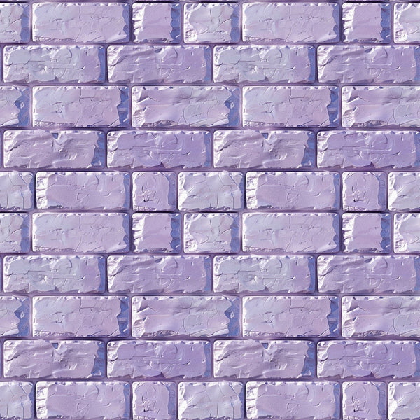 purple, lavender, stone brick, brick wall pattern, textured surface, weathered appearance, cracked stone, masonry design, architectural pattern,, fabric panel, geometric blocks, rectangular bricks, aged stone texture, fantasy castle wall, storybook aesthetic, children's theme, fairy tale setting, building blocks motif