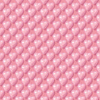 pink hearts, coral pink, rose pink, glossy hearts, heart pattern, repeating pattern, romantic motif, valentine's theme, love symbols,, fabric panel, heart shapes, dimensional hearts, shiny finish, all-over pattern, seamless design, feminine colors, craft fabric, sewing material