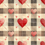 Charming Heart Pattern 5 Minky Fabric