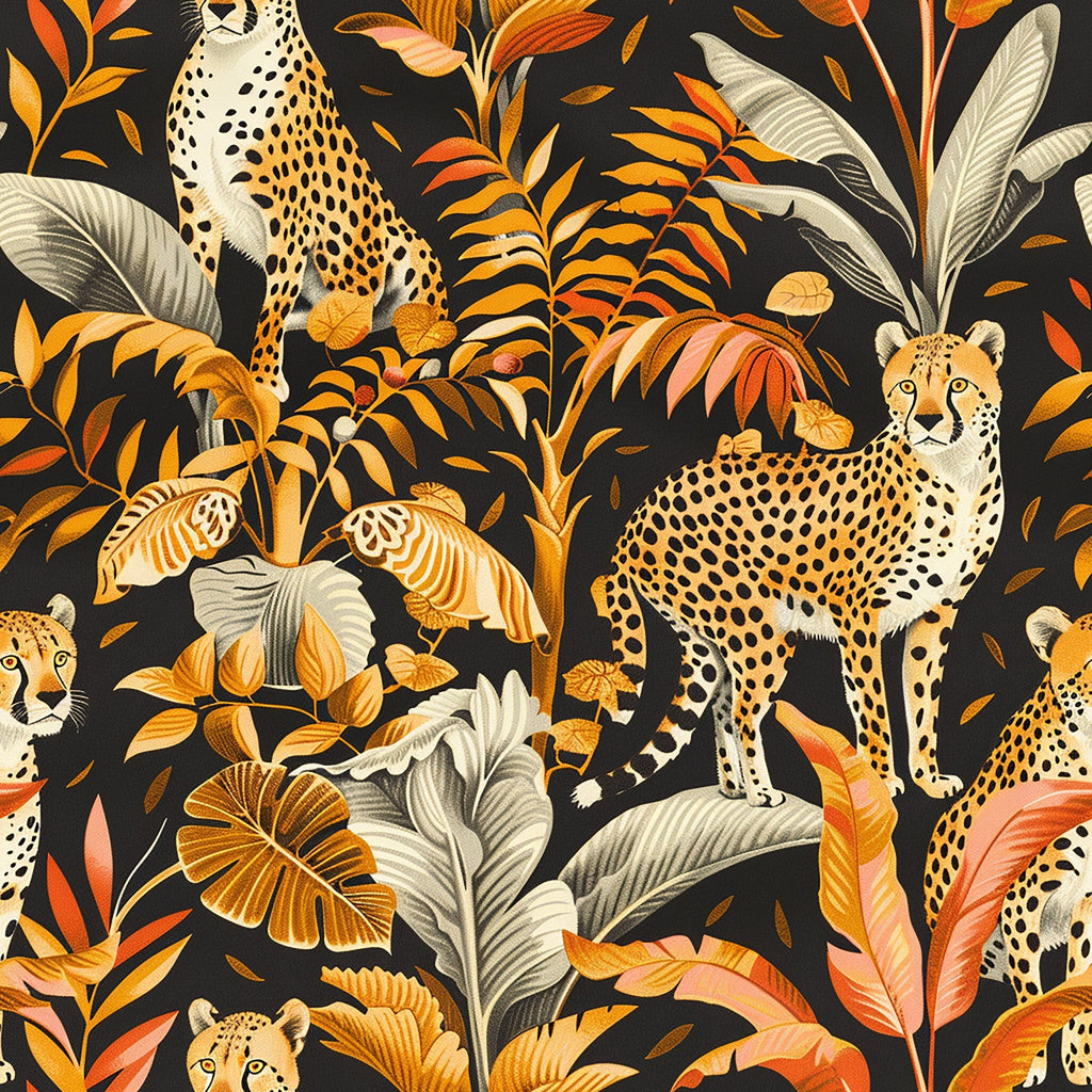 Midnight Safari Pattern 6 Minky Fabric