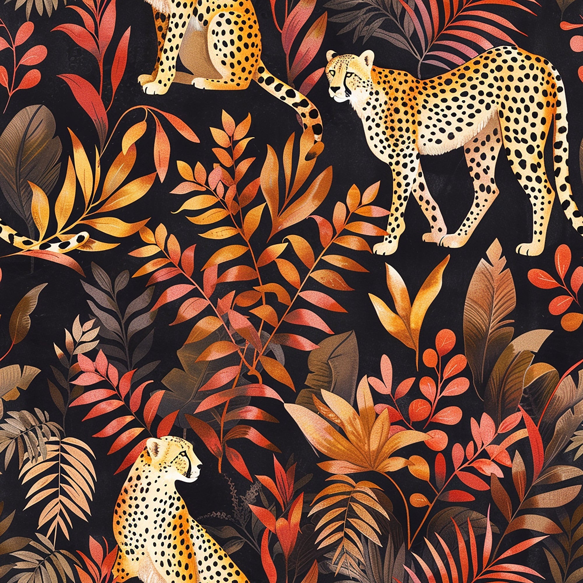 Midnight Safari Pattern 7 Minky Fabric