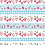 Ribbon Orchard Pattern 12 Minky Fabric
