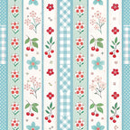 Ribbon Orchard Pattern 13 Minky Fabric