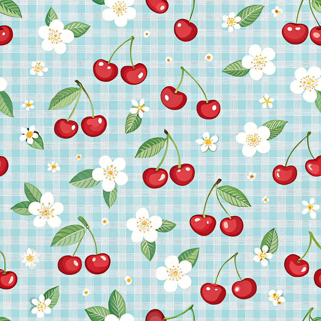 Ribbon Orchard Pattern 14 Minky Fabric