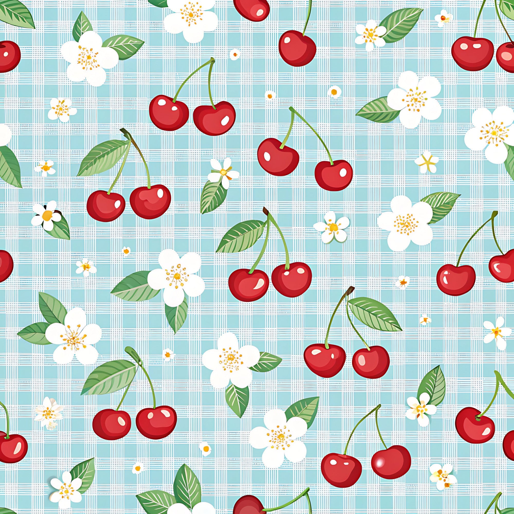 Ribbon Orchard Pattern 14 Minky Fabric