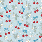 Ribbon Orchard Pattern 7 Minky Fabric