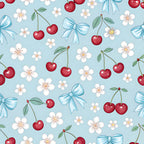 Ribbon Orchard Pattern 8 Minky Fabric
