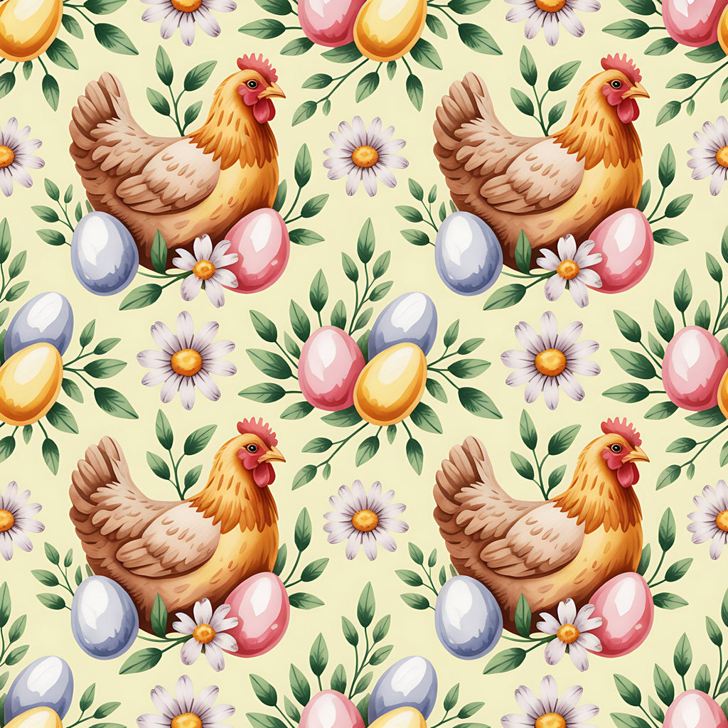 Nesting Hens Pattern 13 Minky Fabric