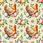 Nesting Hens Pattern 13 Minky Fabric