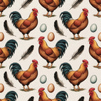 Nesting Hens Pattern 16 Minky Fabric