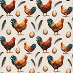 Nesting Hens Pattern 17 Minky Fabric