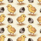 Nesting Hens Pattern 5 Minky Fabric