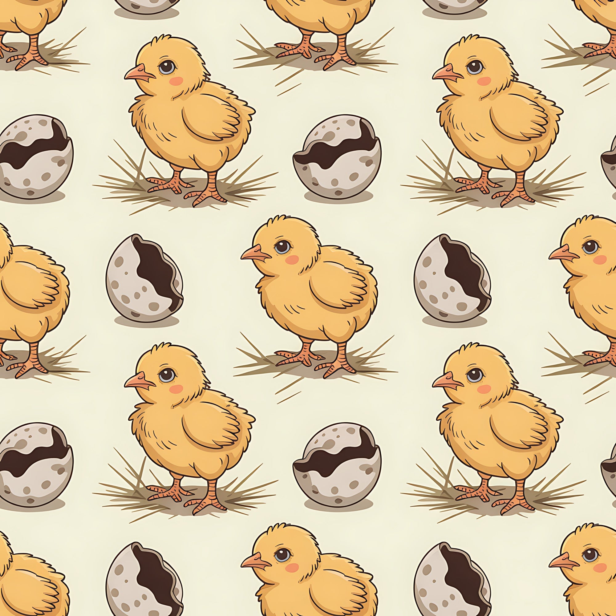 Nesting Hens Pattern 6 Minky Fabric