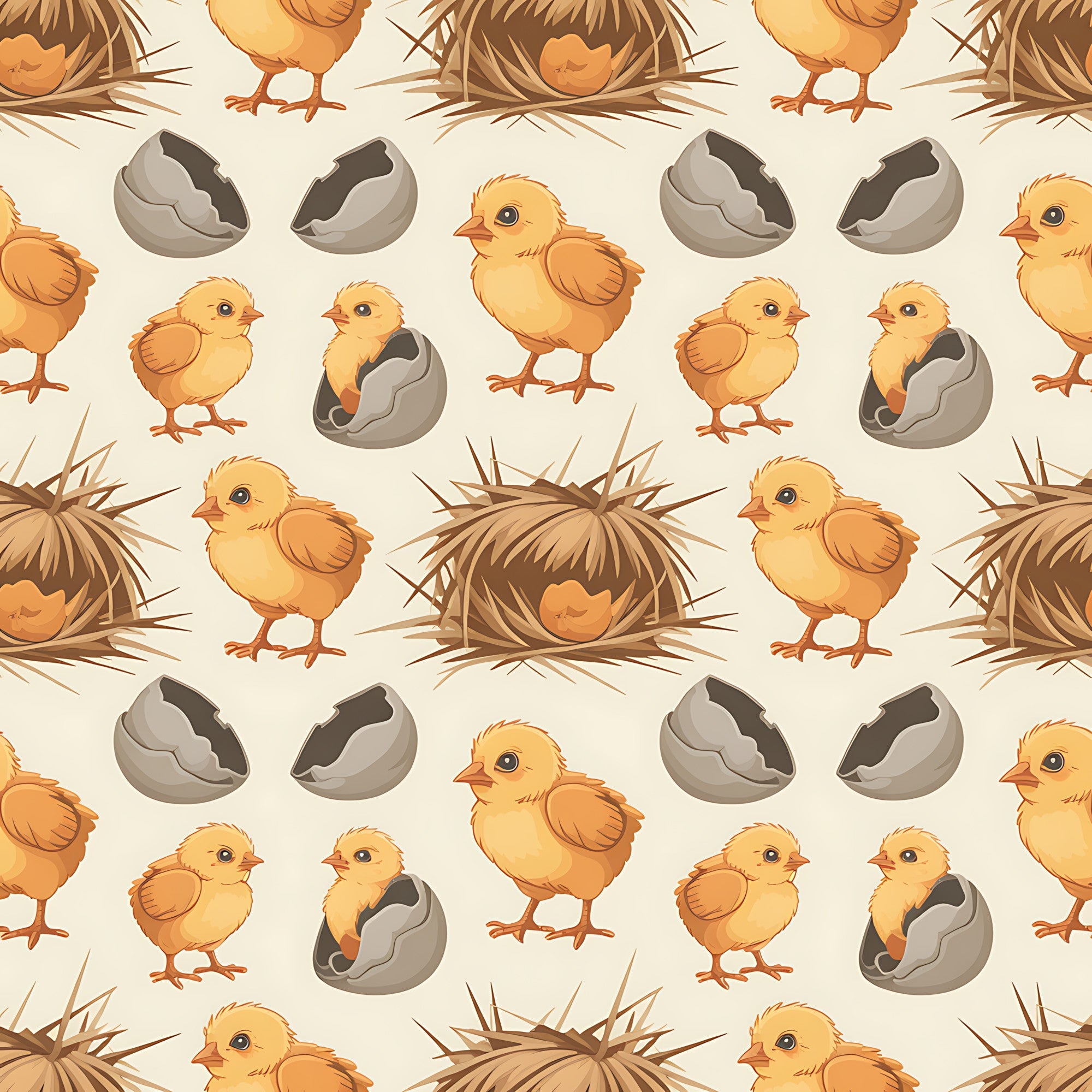 Nesting Hens Pattern 7 Minky Fabric