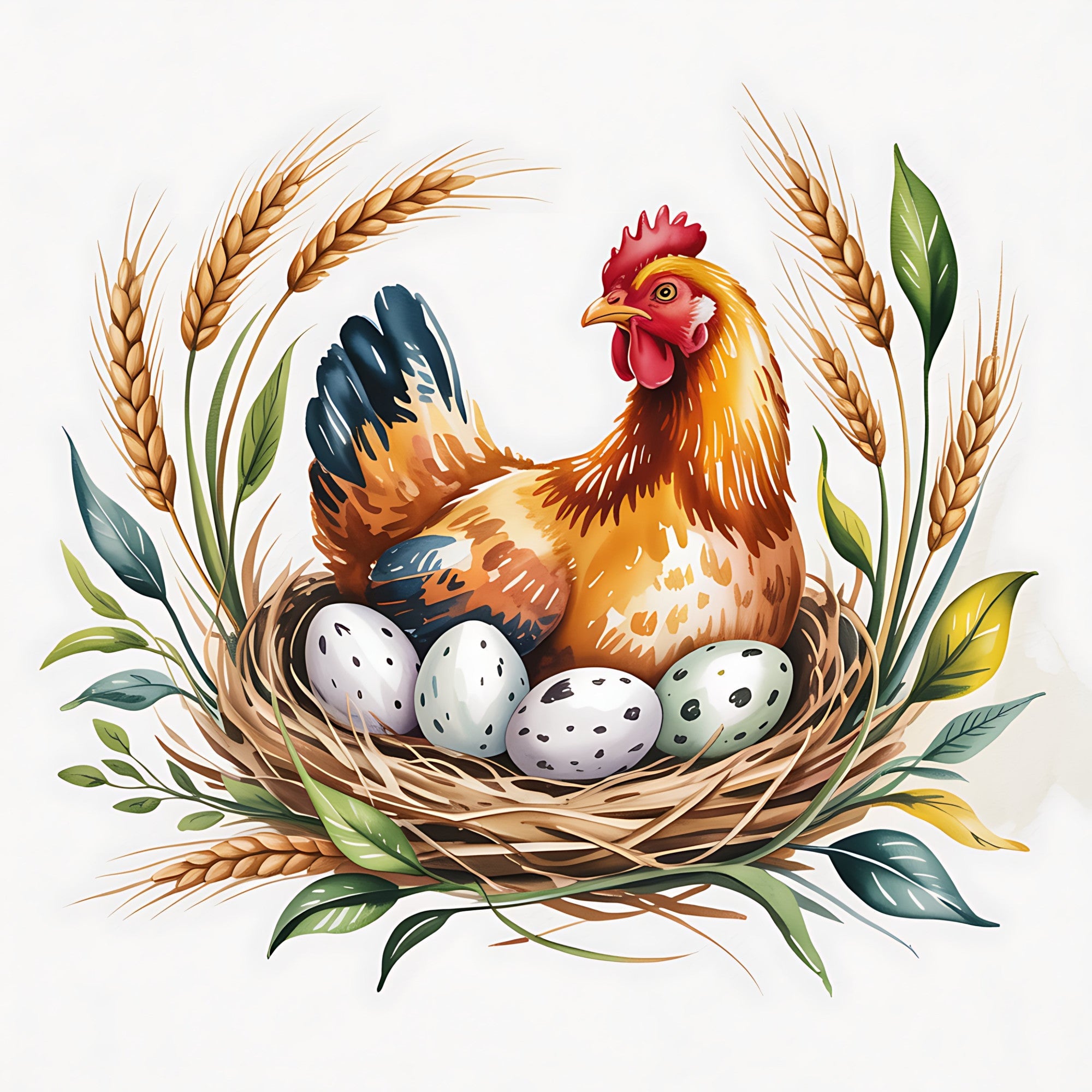 Chickens and Eggs Pattern 20 Minky Fabric