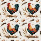 Chickens and Eggs Pattern 21 Minky Fabric