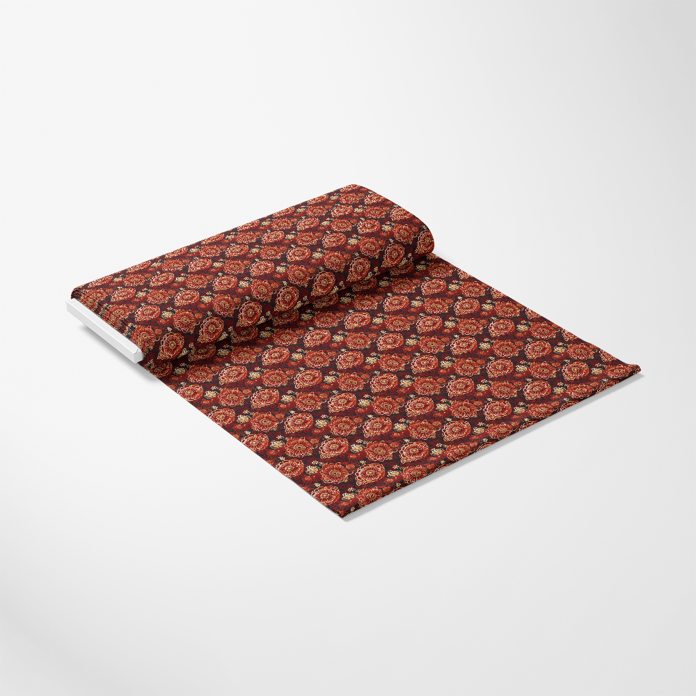 - Chinese Lunar Lantern Lights Pattern 4 Quilting Cotton Fabric  
- Quilting fabric  
- Cotton textile  
- Red, orange, black colors  
- Geometric motifs  
- Traditional lantern design  
- Craft material  
- Sewing fabric  
- Yardage fabric  
- Decorative cotton