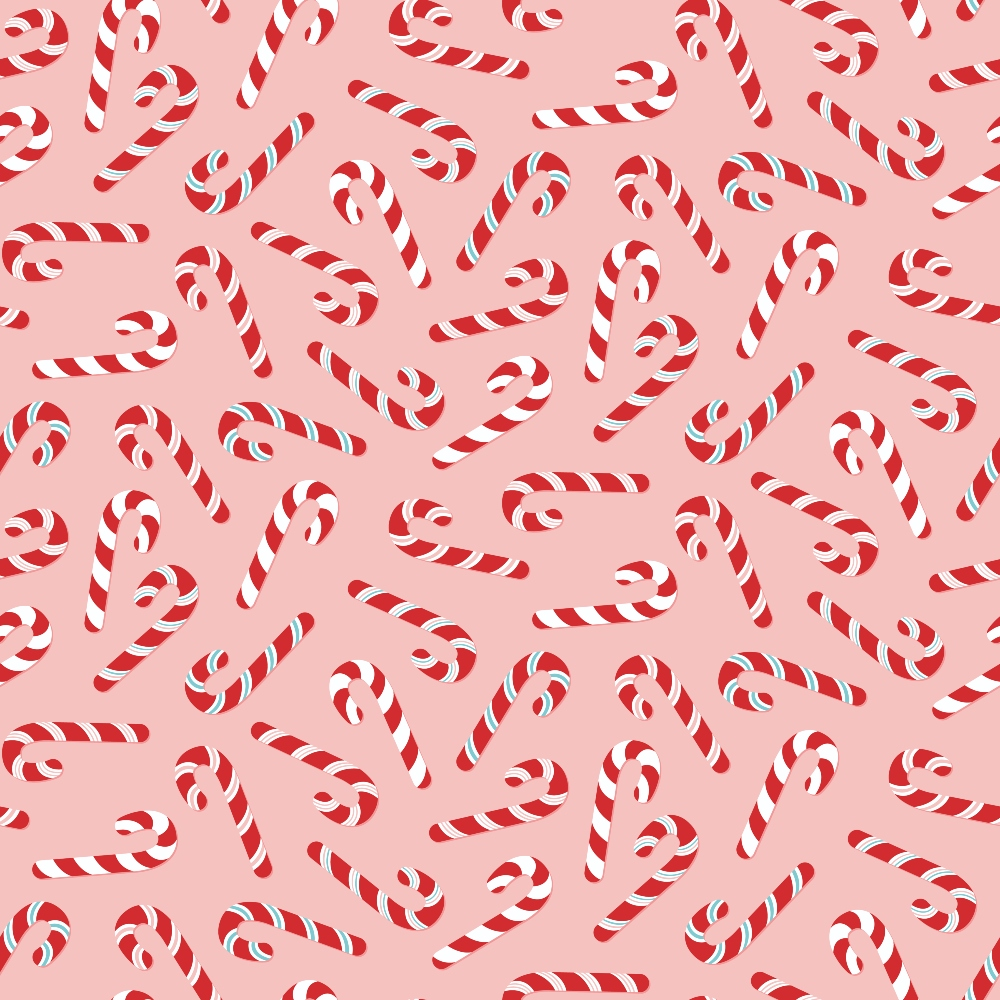 candy canes, christmas treats, red and white stripes, pink background, peppermint swirls, holiday sweets, scattered pattern, festive candy,, fabric panel, christmas pattern, winter treats, candy design, striped confections, holiday baking, seasonal motifs, sweet treats, christmas fabric, cotton material, festive colors