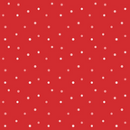red background, white dots, polka dot pattern, scattered circles, christmas themed, holiday fabric,, fabric panel, festive colors, geometric pattern, repeating design, seasonal fabric, craft material, sewing fabric, bright red, cheerful pattern, winter theme, holiday crafting