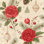 Yuletide Hare Pattern 47 Minky Fabric