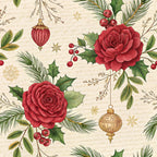 Yuletide Hare Pattern 51 Minky Fabric