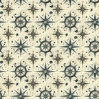 Classic Compass Rose Pattern 2 Minky Fabric