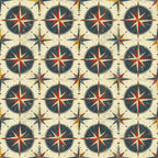 Classic Compass Rose Pattern 5 Minky Fabric