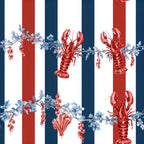 Lobster Bay Pattern 3 Minky Fabric
