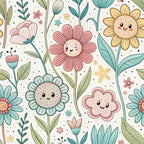 Storybook Meadow Pattern 1 Minky Fabric