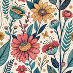 Storybook Meadow Pattern 10 Minky Fabric
