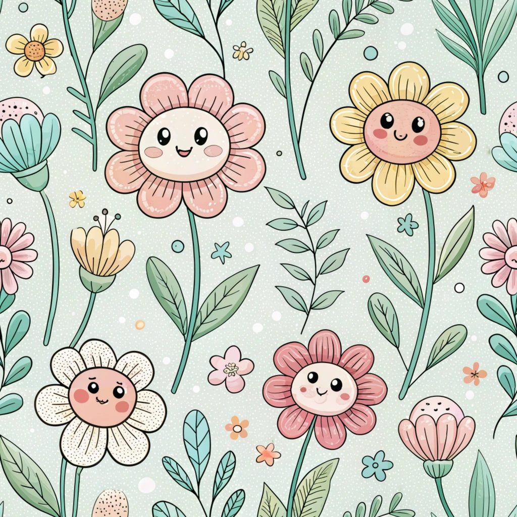 Storybook Meadow Pattern 3 Minky Fabric