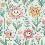 Storybook Meadow Pattern 3 Minky Fabric