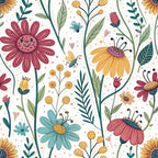 Storybook Meadow Pattern 4 Minky Fabric