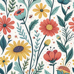 Storybook Meadow Pattern 5 Minky Fabric