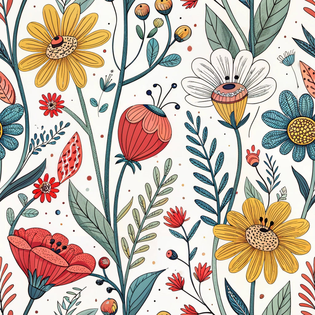 Storybook Meadow Pattern 9 Minky Fabric