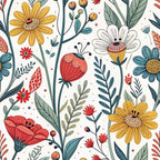 Storybook Meadow Pattern 9 Minky Fabric