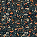Midnight Monarchs Pattern 1 Minky Fabric