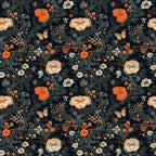 Midnight Monarchs Pattern 2 Minky Fabric