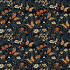 Midnight Monarchs Pattern 3 Minky Fabric