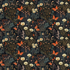 Midnight Monarchs Pattern 7 Minky Fabric