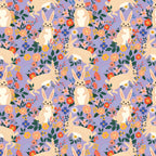 Songbird Meadow Pattern 1 Minky Fabric